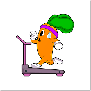 Carrot Fitness Treadmill Posters and Art